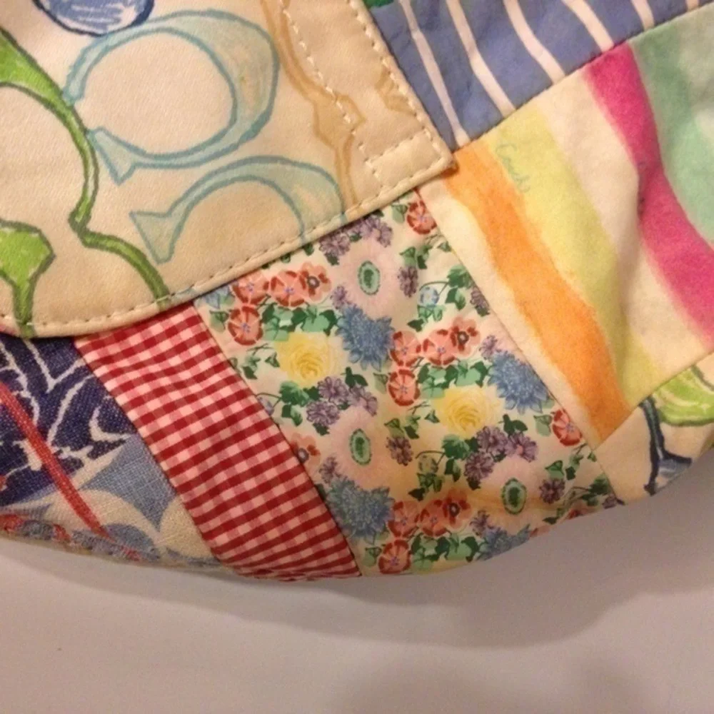 Coach vintage y2k patchwork multicolor hobo bag